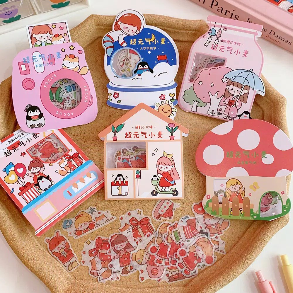 Jual Sticker Korean Style Mini Isi 20pcs | Shopee Indonesia