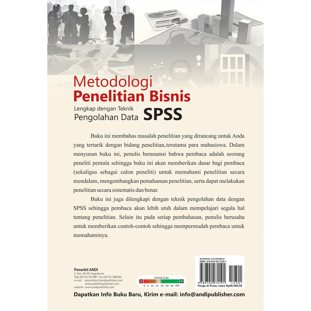 Jual Metodologi Penelitian Bisnis, Lengkap Dengan Teknik Pengolahan ...