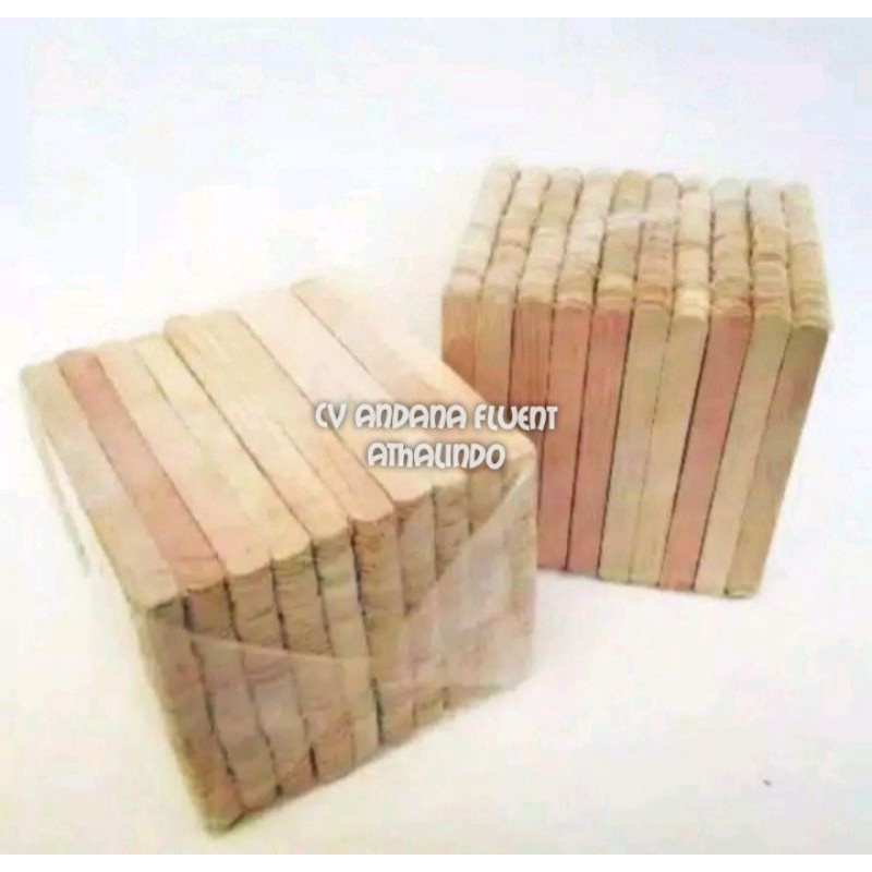 Jual stik es krim stik ice cream kayu isi 500 pcs / tusuk es krim isi