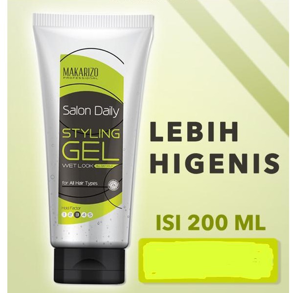 Jual MAKARIZO Styling Gel Wet Look . 200gr Shopee Indonesia