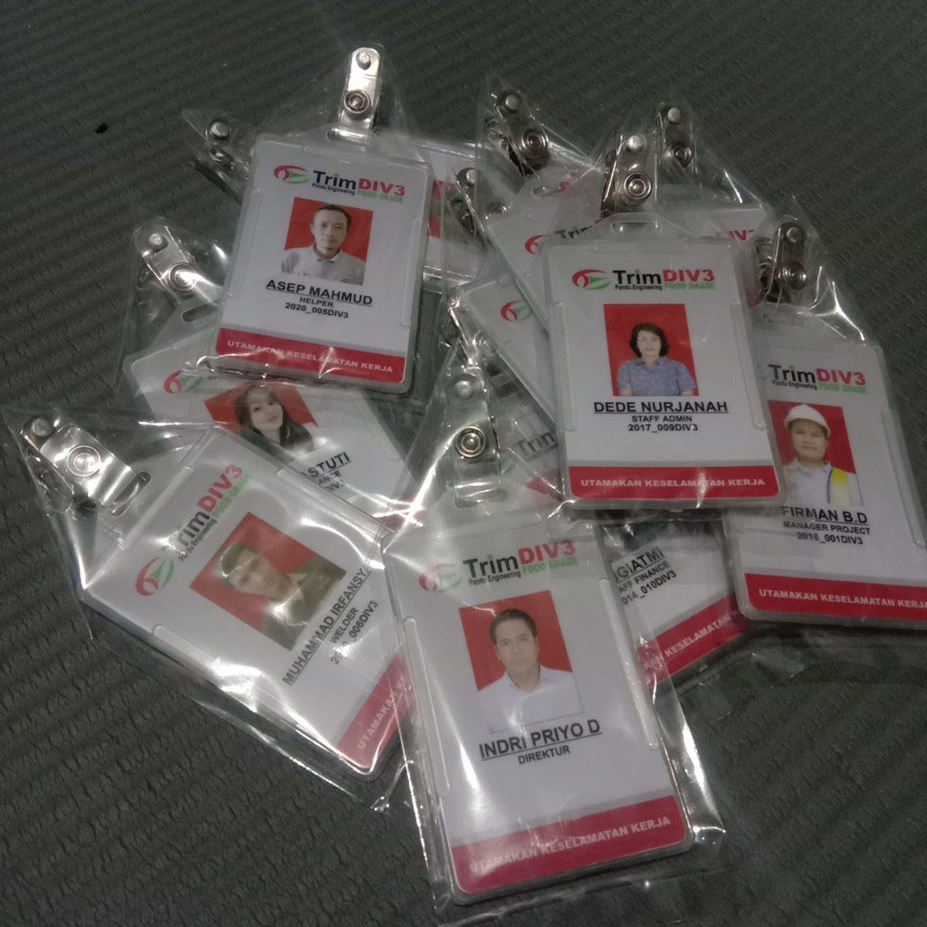 Jual ID CARD PVC CUSTOM HARGA UNTUK 5PCS | Shopee Indonesia