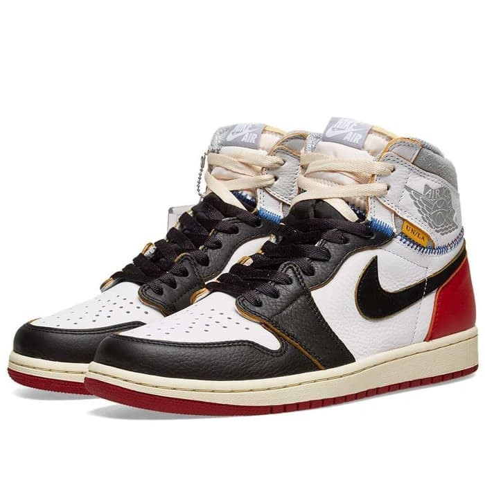 Jual Jordan 1 Retro High Union Los Angeles Black Toe | Shopee