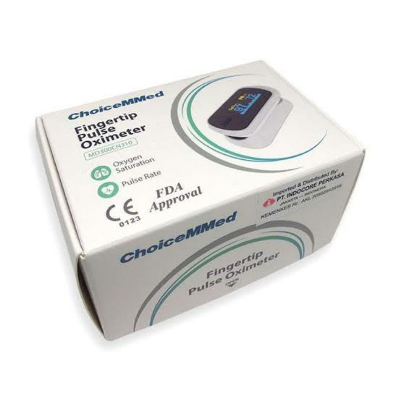 Jual Fingertip Pulse Oximeter ChoiceMMed MD300CN310 alat ukur oksigen