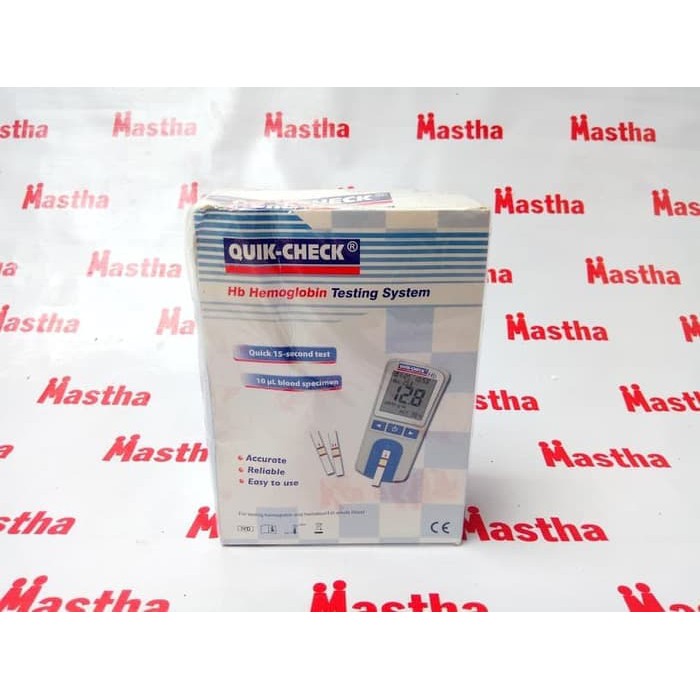 Jual Alat Cek Up Test Hemoglobin HB Quik-Check Cek Testing System ...