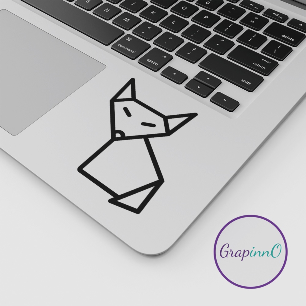 Jual Decal Sticker Fox Serigala Origami Stiker Laptop | Shopee Indonesia
