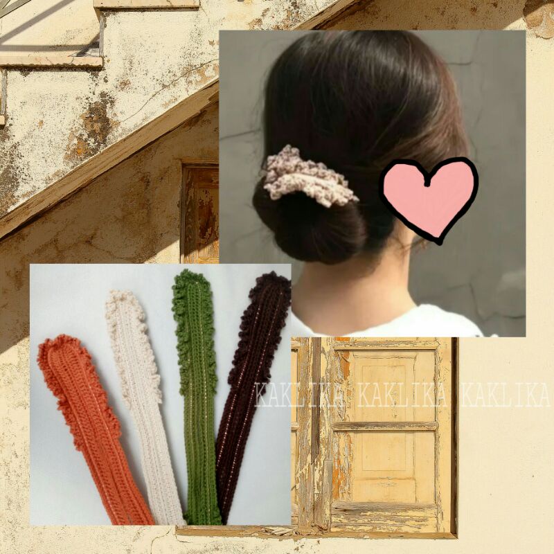 Jual Crochet hair bun maker/ Roll donat/ Rajut gulungan rambut/ Sanggul ...
