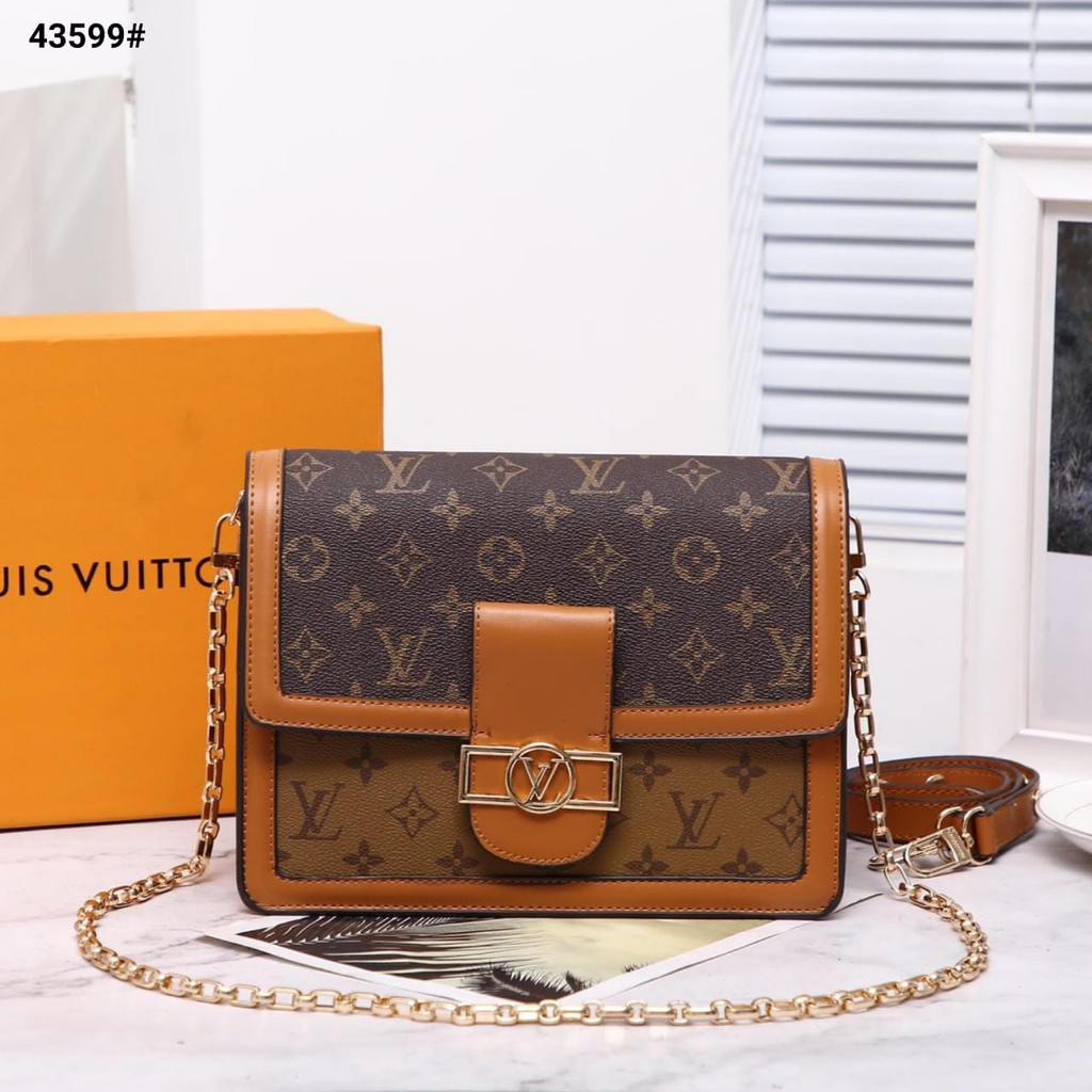 quins.id - Preloved Excellent Louis Vuitton Dauphine mini 2019 Sealed  hardware kanan kiri dan magnetic bawah Size :20 x 15 x 9 cm Kelengkapan DB  dan Box IDR 35.500.000 #prelovedlvdauphine #lvdauphine #lvdauphinemini