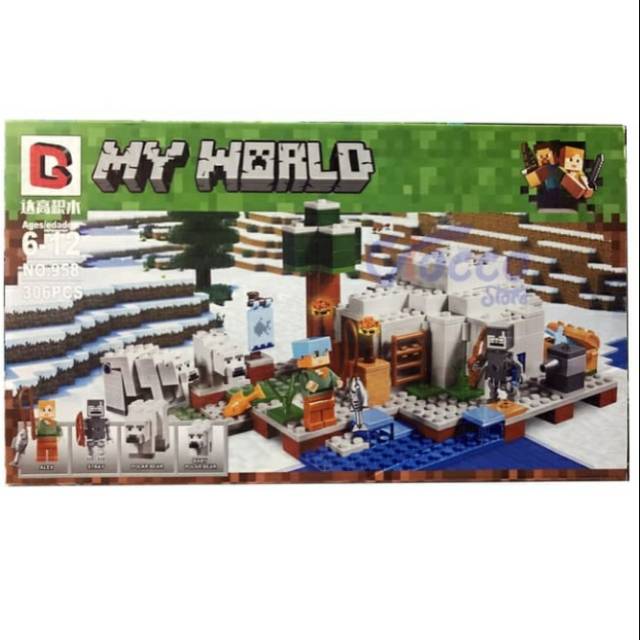 Jual Block Minecraft isi 306pcs | Shopee Indonesia