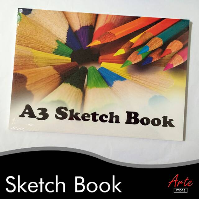 Jual Buku Gambar Sketch Book KIKY A3 (50 Lembar) Shopee Indonesia