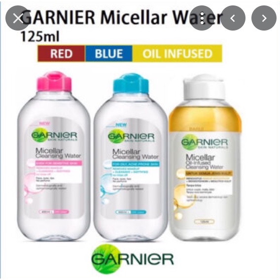 Jual GARNIER MICELLAR WATER - 125ML | Shopee Indonesia