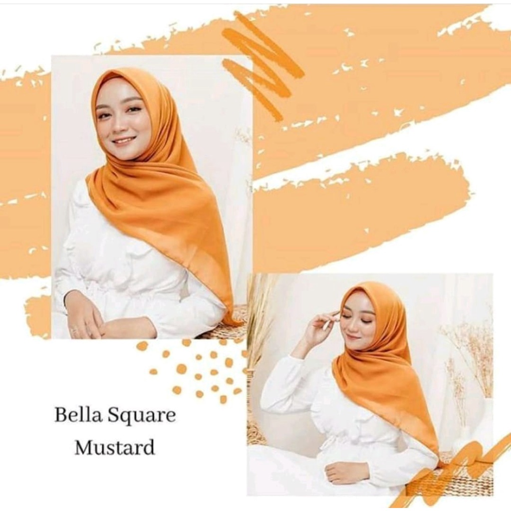 Jual BELLA SQUARE PREMIUM - Hijab Polycotton - Jilbab Segi Empat ...