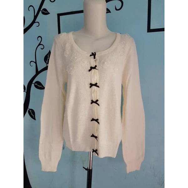 Jual cardigan sweater rajut (H) | Shopee Indonesia