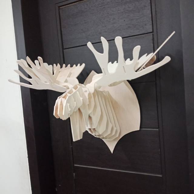 Jual Dekorasi Hiasan Dinding Kepala Rusa Moose C Shopee Indonesia