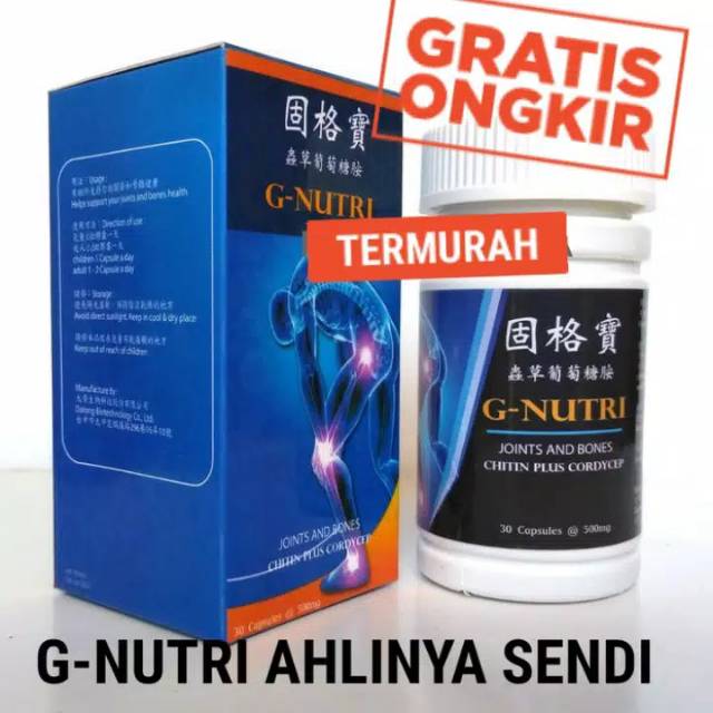 Jual Obat Nyeri Sendi G Nutri Asli 100 Original Obat Pereda Nyeri