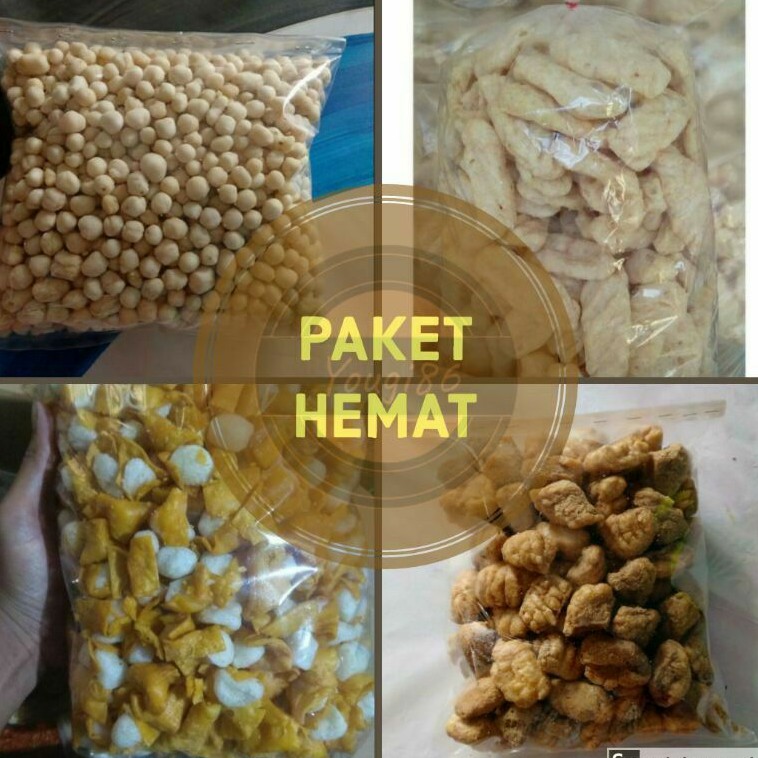 Jual Paket Komplit Toping Baso Aci Siomay Mini Kering Pilus Cikur