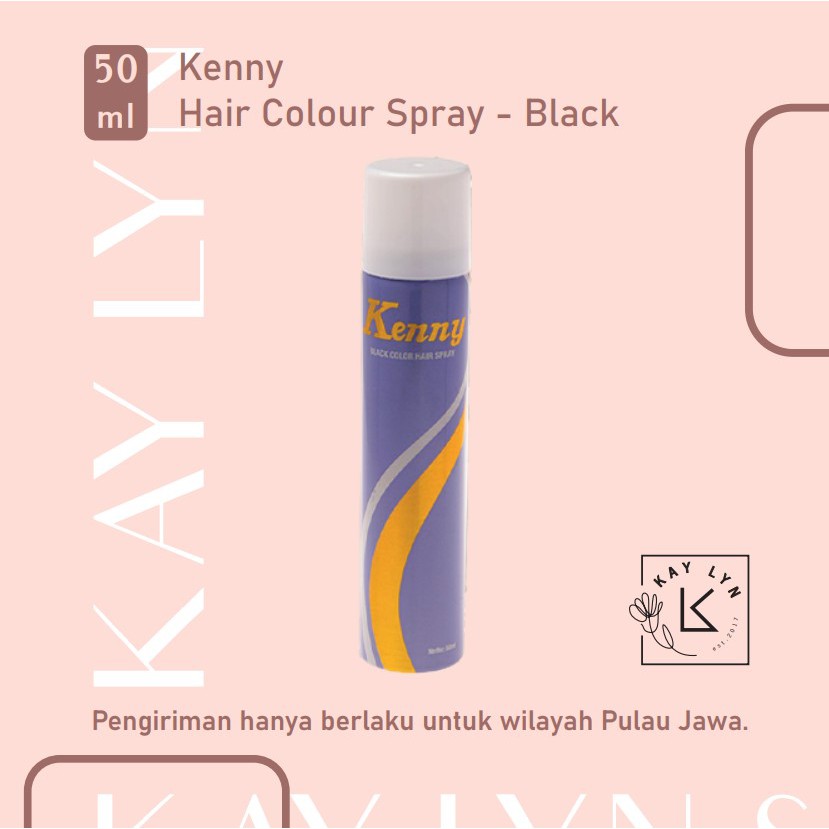 Jual Kenny Hair Color Spray 50 mL Spray Warna Temporary Shopee