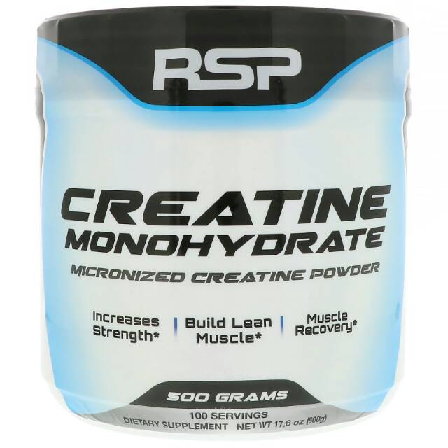Jual RSP CREATINE 500GR MONOHYDRATE MICRONIZED 100 SERVING | Shopee ...