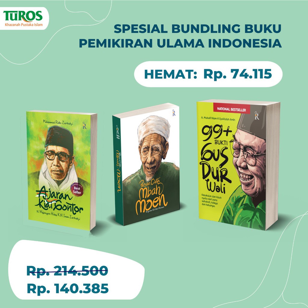 Jual PAKET BUNDLING 3 BUKU : Ajaran Kiai Gontor Pesan Cinta Mbah Moen ...