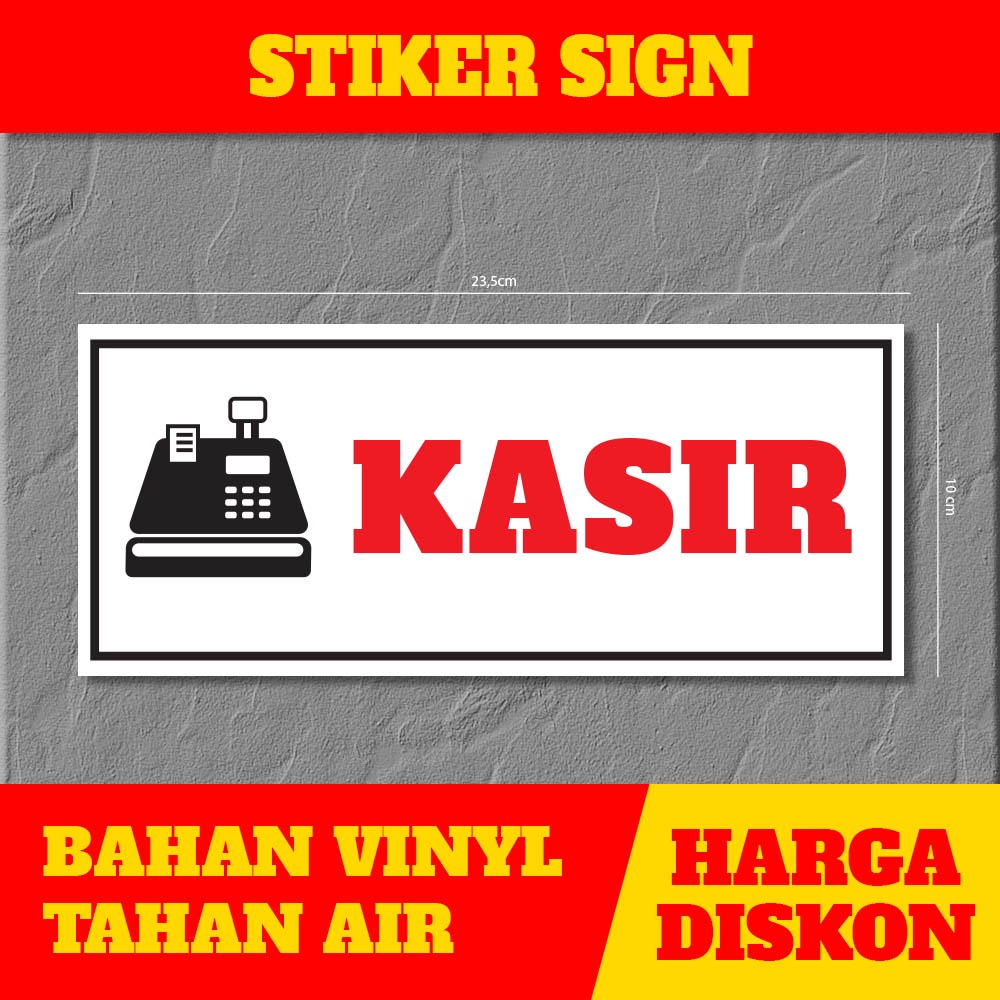 Jual Stiker Penunjuk Kasir, kotak saran | Shopee Indonesia