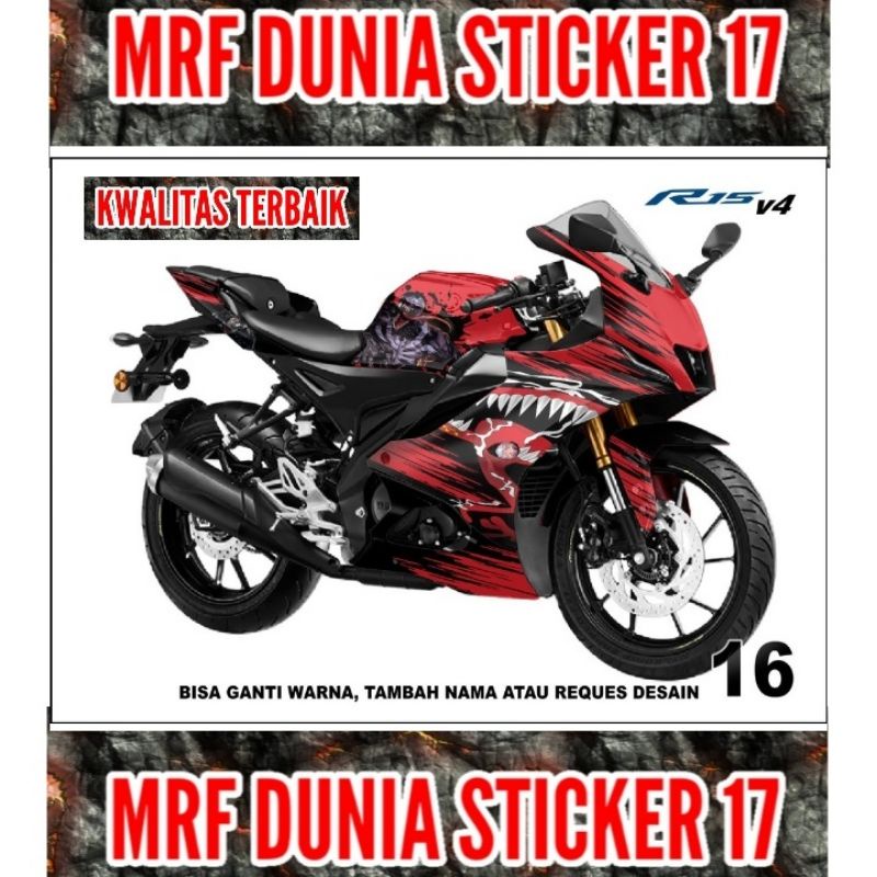 Jual Sticker decal R15 V4 Full Body Decal Motor R15 V4 Sticker Motor