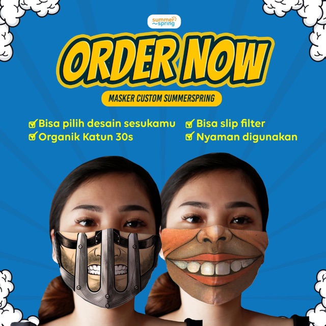 Jual Masker Custom | Shopee Indonesia