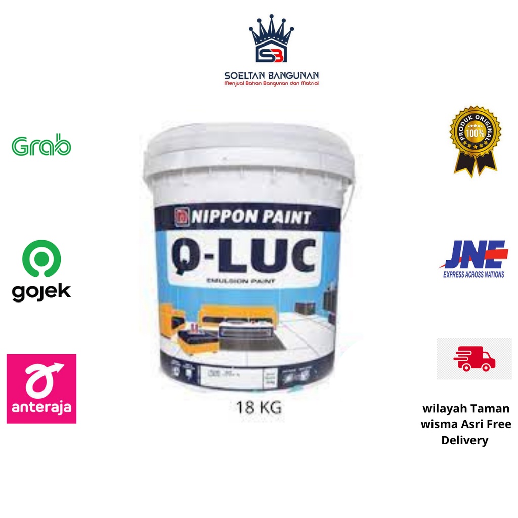 Jual CAT TEMBOK QLUC 18 kg putih Shopee Indonesia