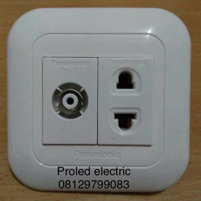 Jual Soket tv + stop kontak panasonic inbow wide series | Shopee Indonesia