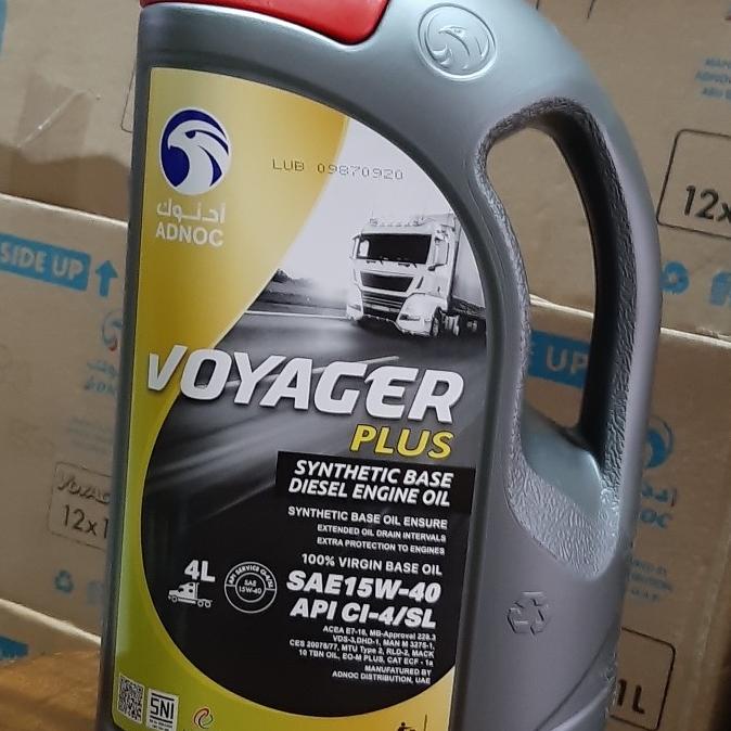 Jual Oli Mobil Adnoc Voyager Plus 15W40 Diesel Engine Oil Isi 4 Liter