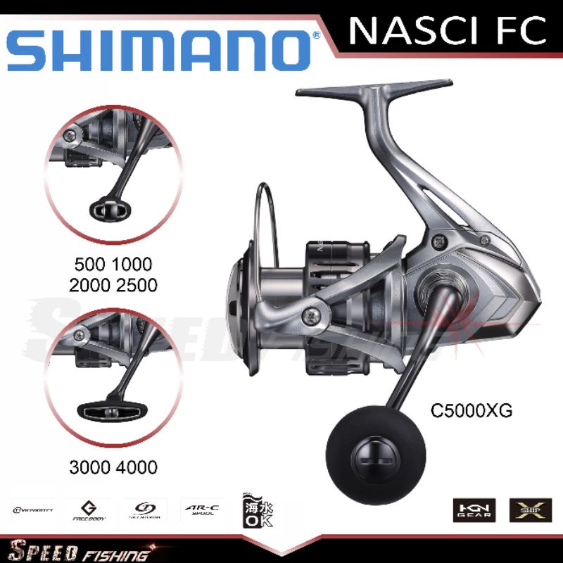 Shimano Nasci FC 2000S HG reel