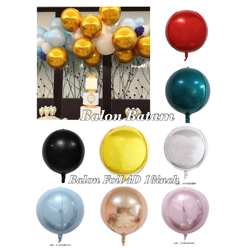 Jual Balon Foil 4D 18inch | Shopee Indonesia