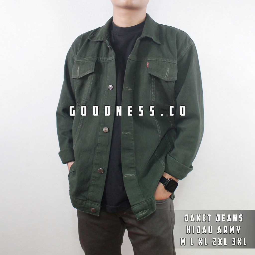 Jaket best sale denim army