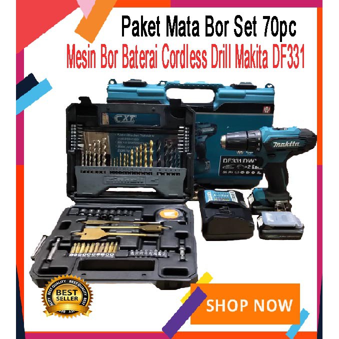 Jual MESIN BOR CORDLESS MAKITA MESIN BOR MAKITA BOR BATERAI MAKITA ...