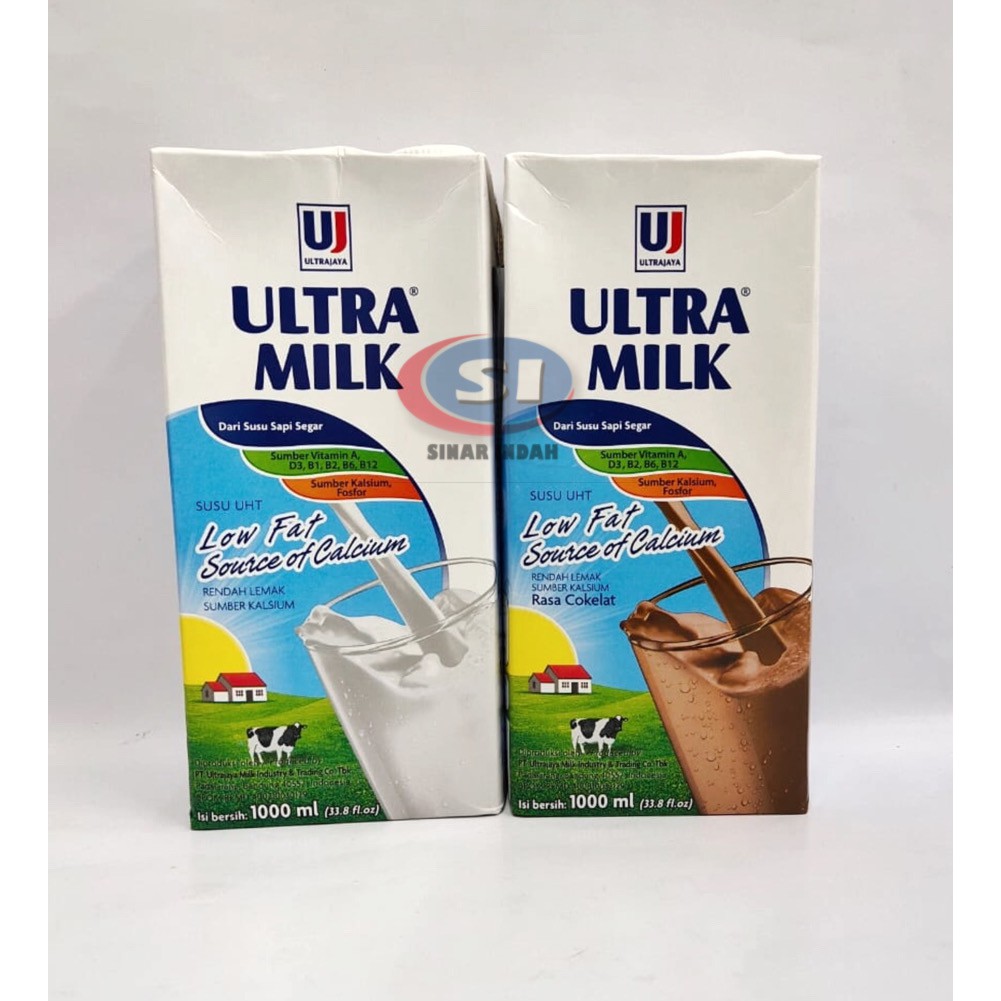 Jual Ultra Milk Susu Uht Low Fat 1 Liter All Varian Shopee Indonesia 3241