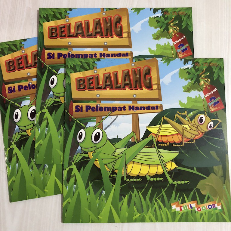 Jual Belalang si Pelompat Handal - Buku Anak Bilingual (RM) | Shopee