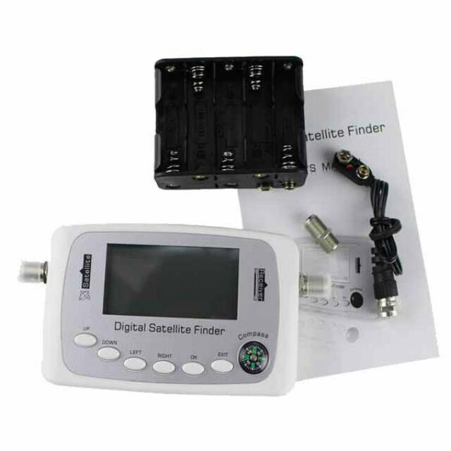 Visor de satélite de 3,5 polegadas Freesat V8 satFinder HD DVB-S2 MPEG4