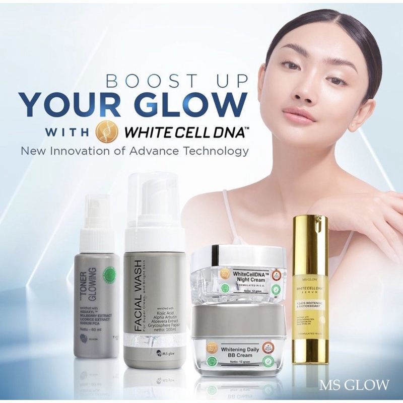 Jual White Cell Dna Ms Glow Paket Whitening Cell Dna Whitecell Dna