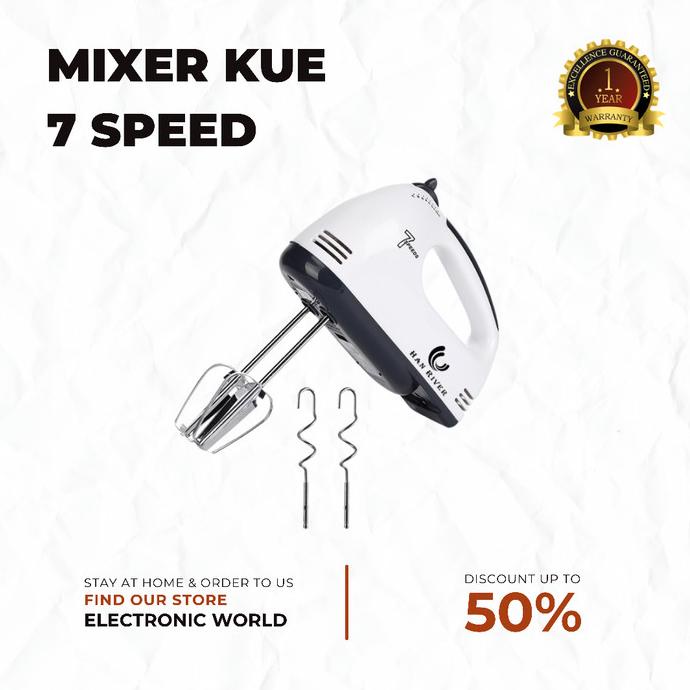 Jual Mini Hand Mixer Han River Mixer Kue Mixer Roti Murah Shopee