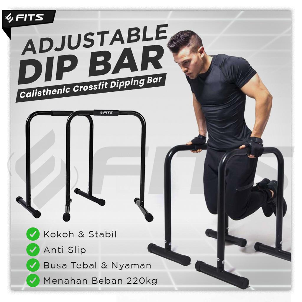 Jual SFIDN FITS Adjustable Dip Dips Bar Calisthenic Crossfit Dipping