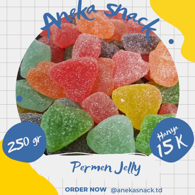 Jual Permen Jelly Malaysia Warna 250 gr / Permen Jelly kiloan / Permen ...