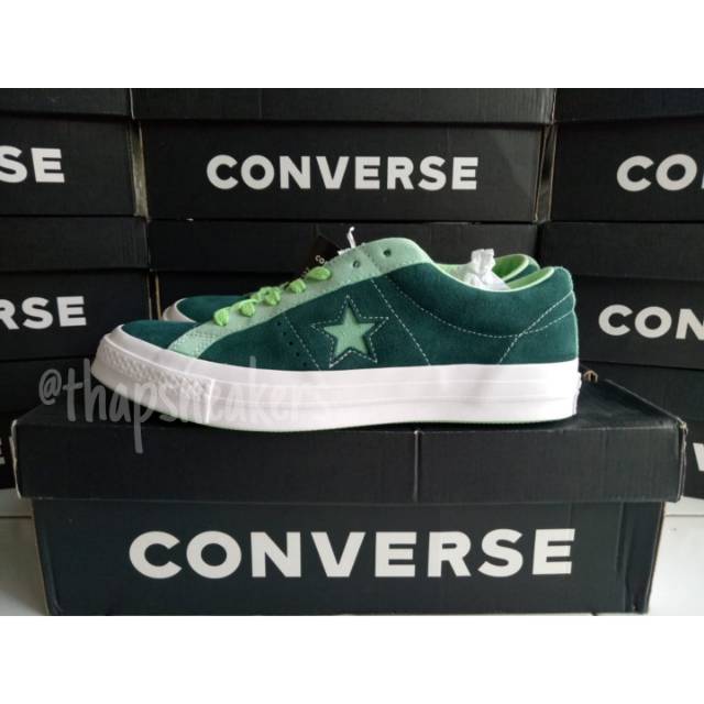 Jual Converse One Star Ox Ponderosa Pine Neptune Green 161614C