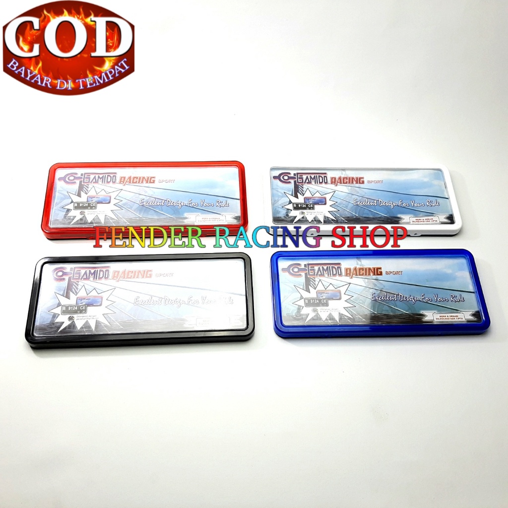 Jual Cover Plat Nomor Motor Model Datar Bingkai Plat Nomor Model Kotak Datar Frame Plat