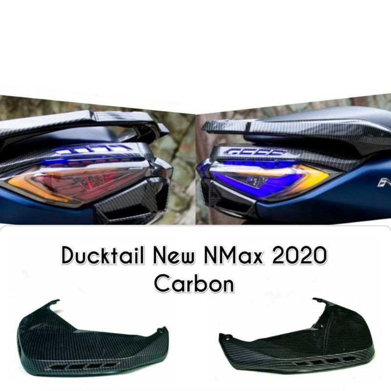 Jual DUCKTAIL CARBON ALL NEW NMAX 2020 NEMO / DAKTAIL DUCTAIL KARBON