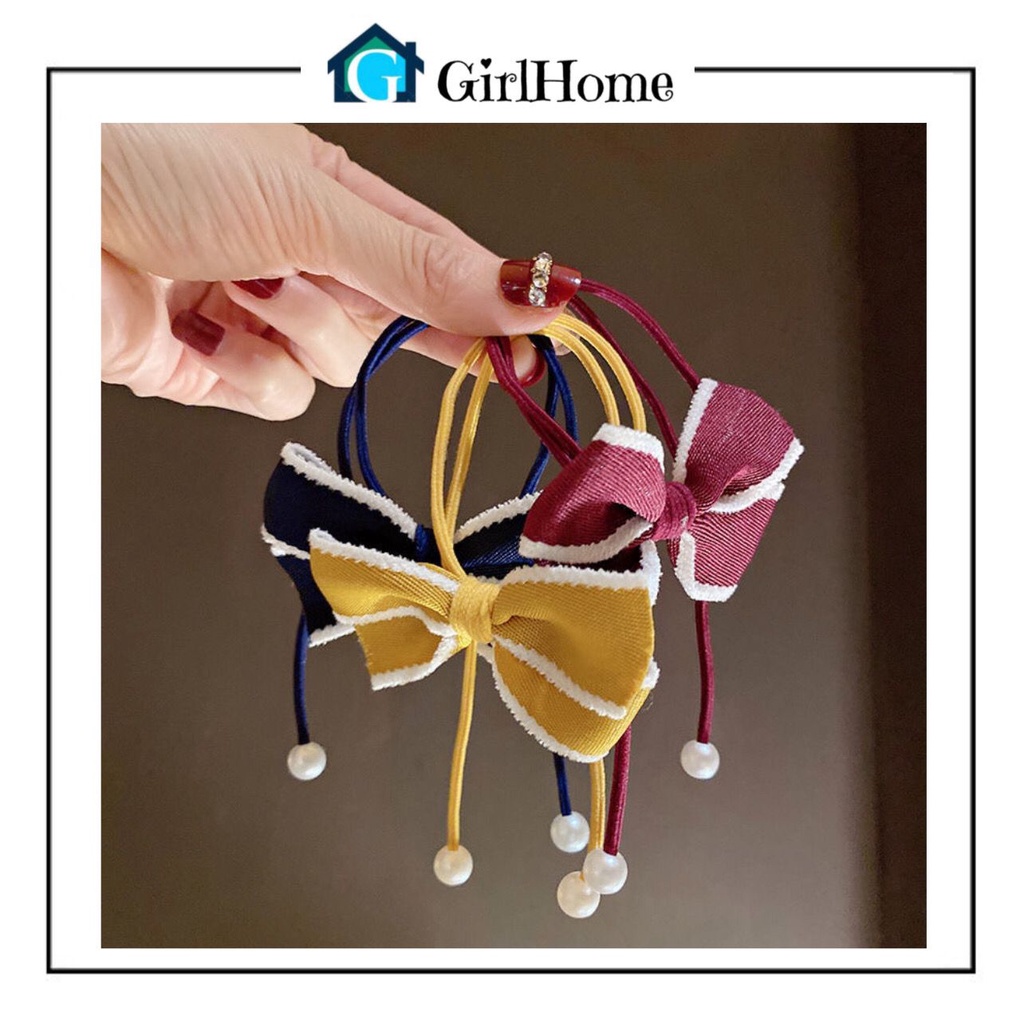 Jual Ikat Rambut Pita GH164006 Karet Rambut Mini Ribbon Style Korea ...