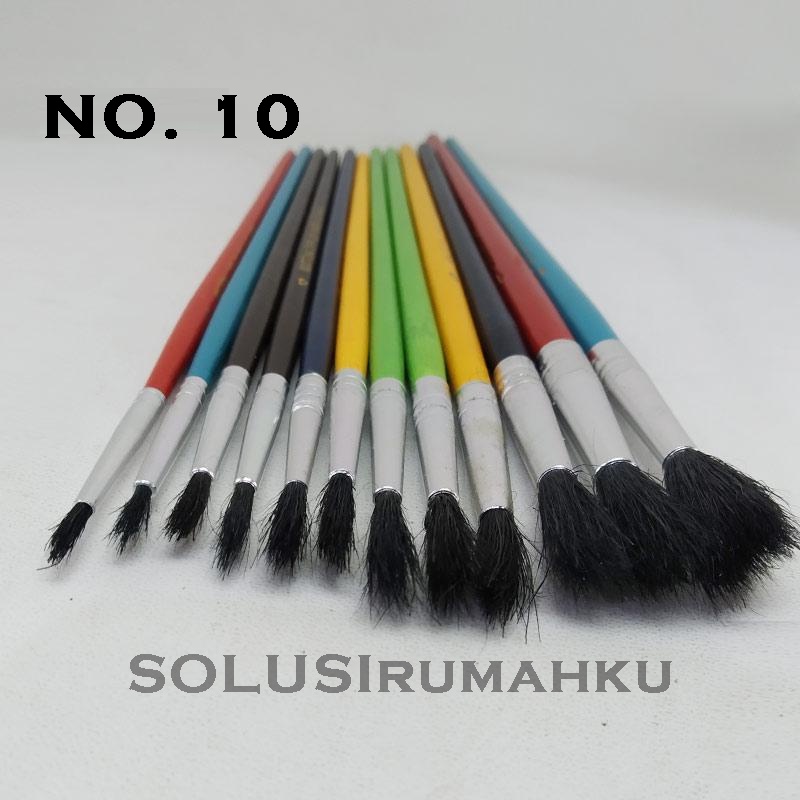 Jual PAGODA Kuas Lukis No. 10 / Kwas Koas Kuwas Lukis | Shopee Indonesia