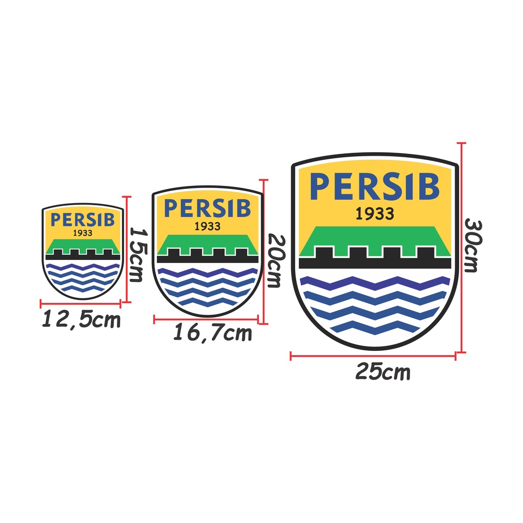 Jual Stiker PERSIB | Cutting Sticker PERSIB | Shopee Indonesia