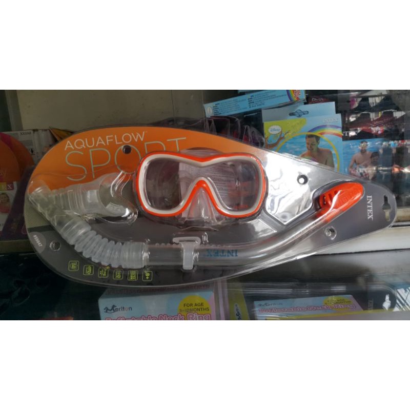 Jual Alat Snorkeling Snorkel Kacamata Renang Aquaflow Sport Wave Rider ...