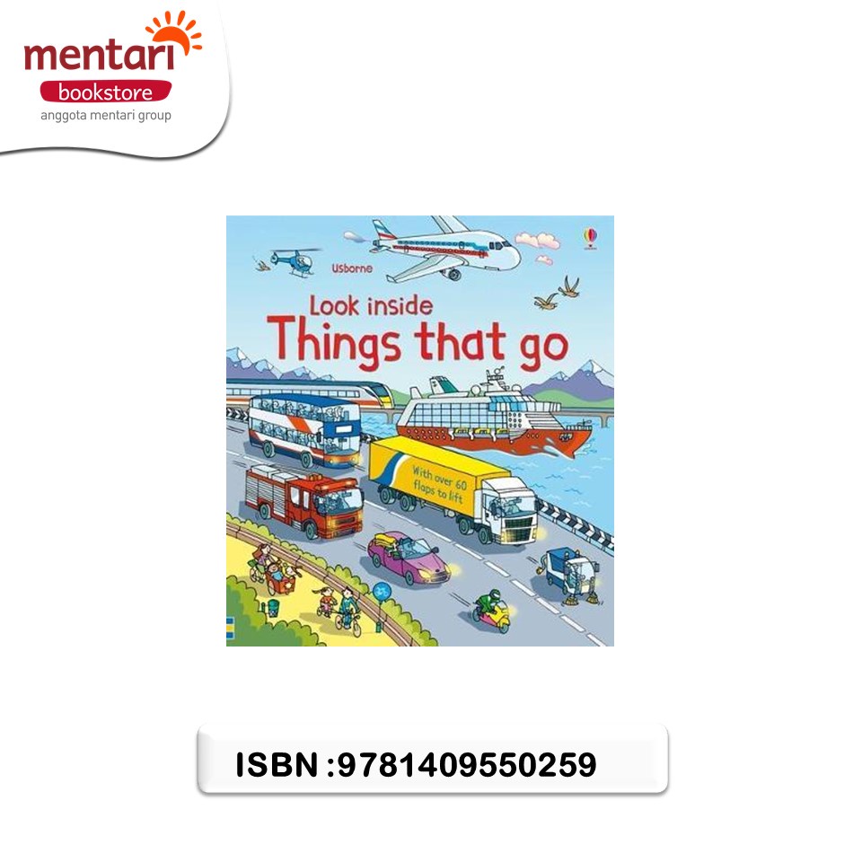 Jual Usborne Look Inside Things That Go|Usborne | Shopee Indonesia