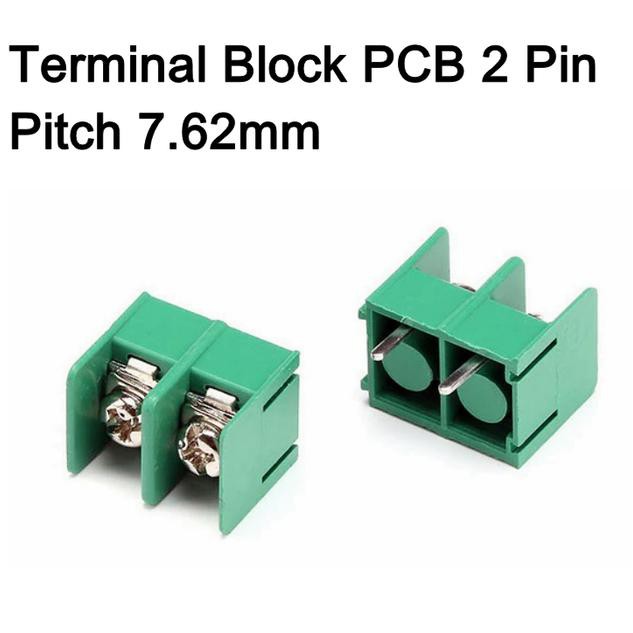 Jual Ini Terminal Block Pcb Kf-7.62-2P 2Pin 7.62Mm Pitch Connector ...