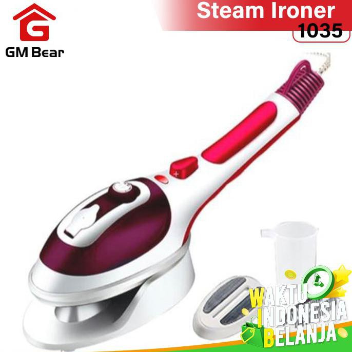 Jual Gm Bear Setrika Uap Steam Ironer Ungu Shopee Indonesia