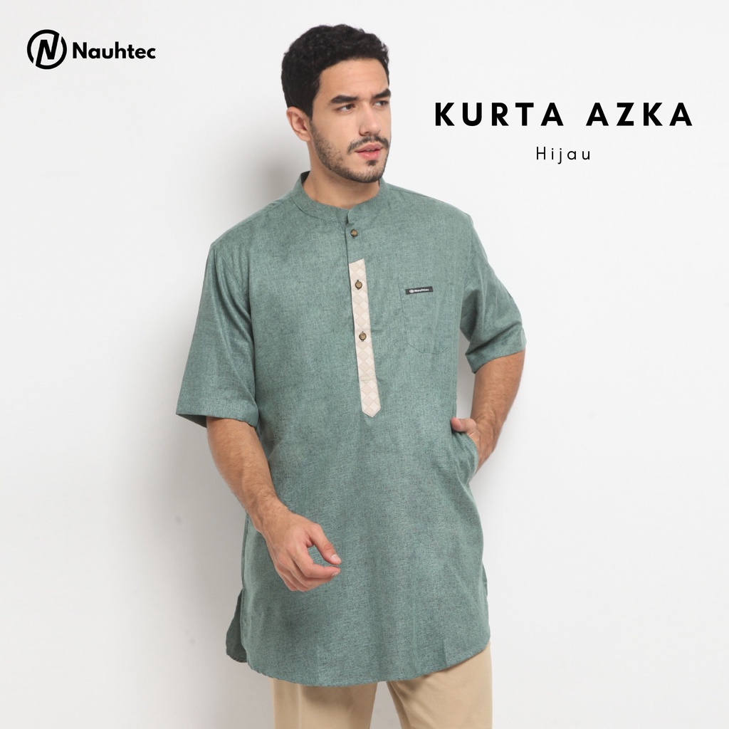 Jual Koko Kurta Azka Series Nauhtec Material Katun Madinah Pakaian